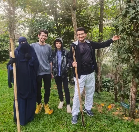 guest morning walk at thekkady